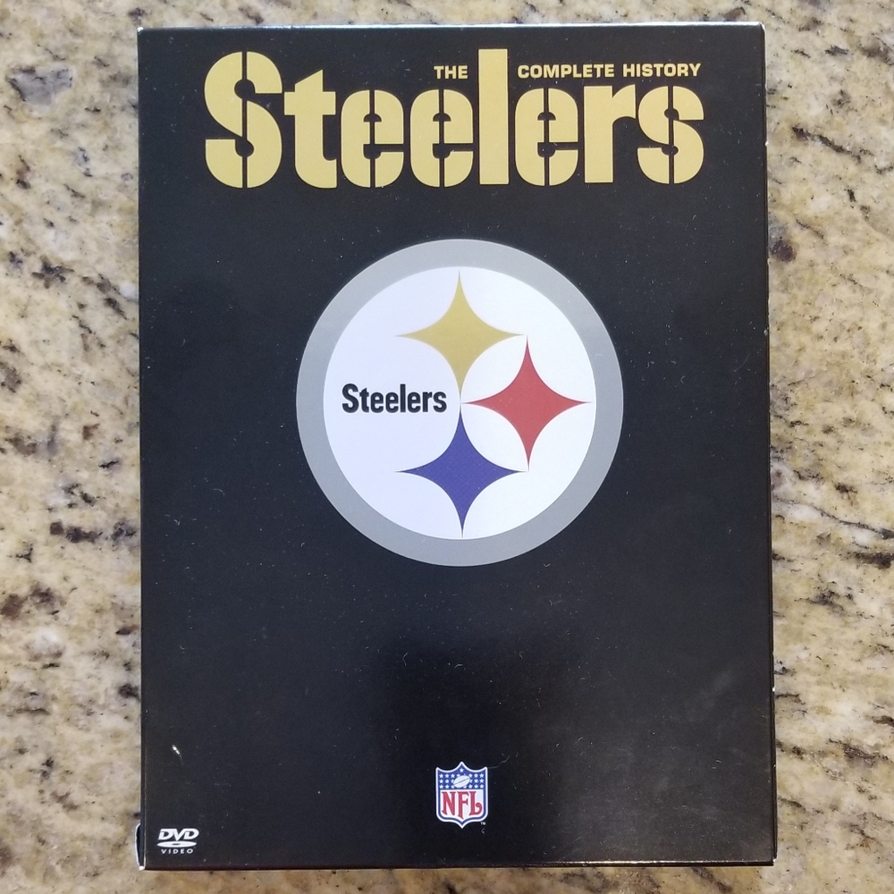 Pittsburgh Steelers The Complete History DVD Box Set 2 DVDs 330 Minutes 2005 EUC